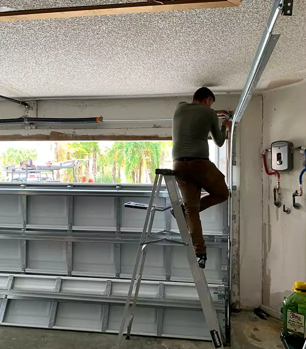 Garage Door Hinge Replacement in Pompano Beach, FL