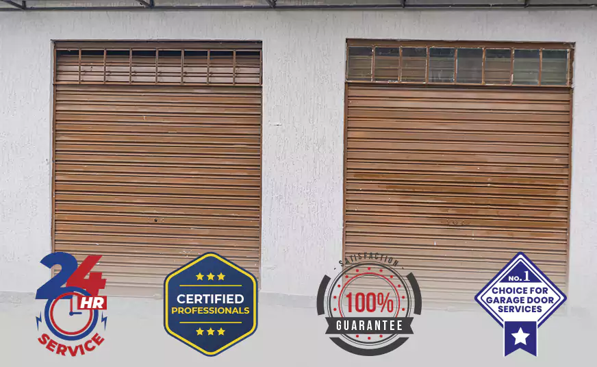 Residential Wood Roll Up Garage Doors in Pompano Beach, FL