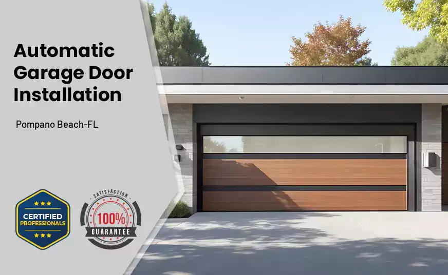 Automatic Garage Door Installation  Pompano Beach-FL